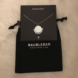 Baublebar long silver necklace